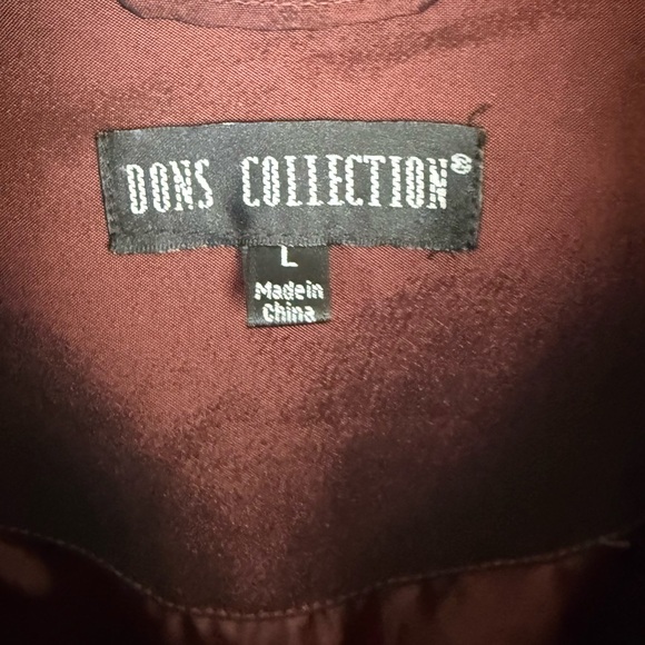 Dons Collection Ruffled Tafta Iridescent Burgundy Dress Jacket Victorian Regency - Picture 10 of 14